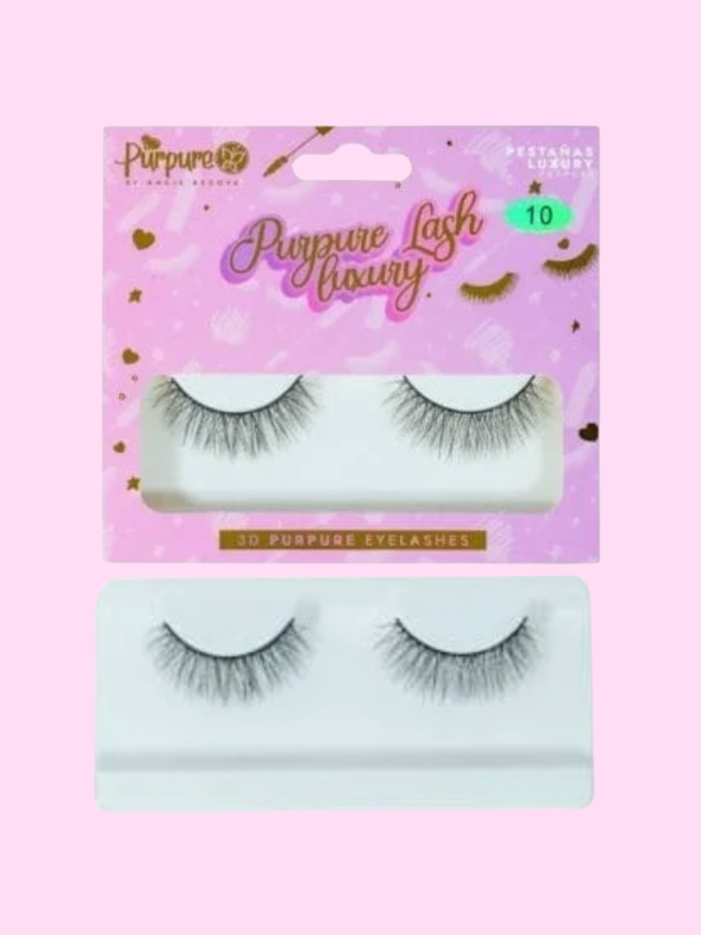 Pestañas Luxury Lashes Purpure Ref 10