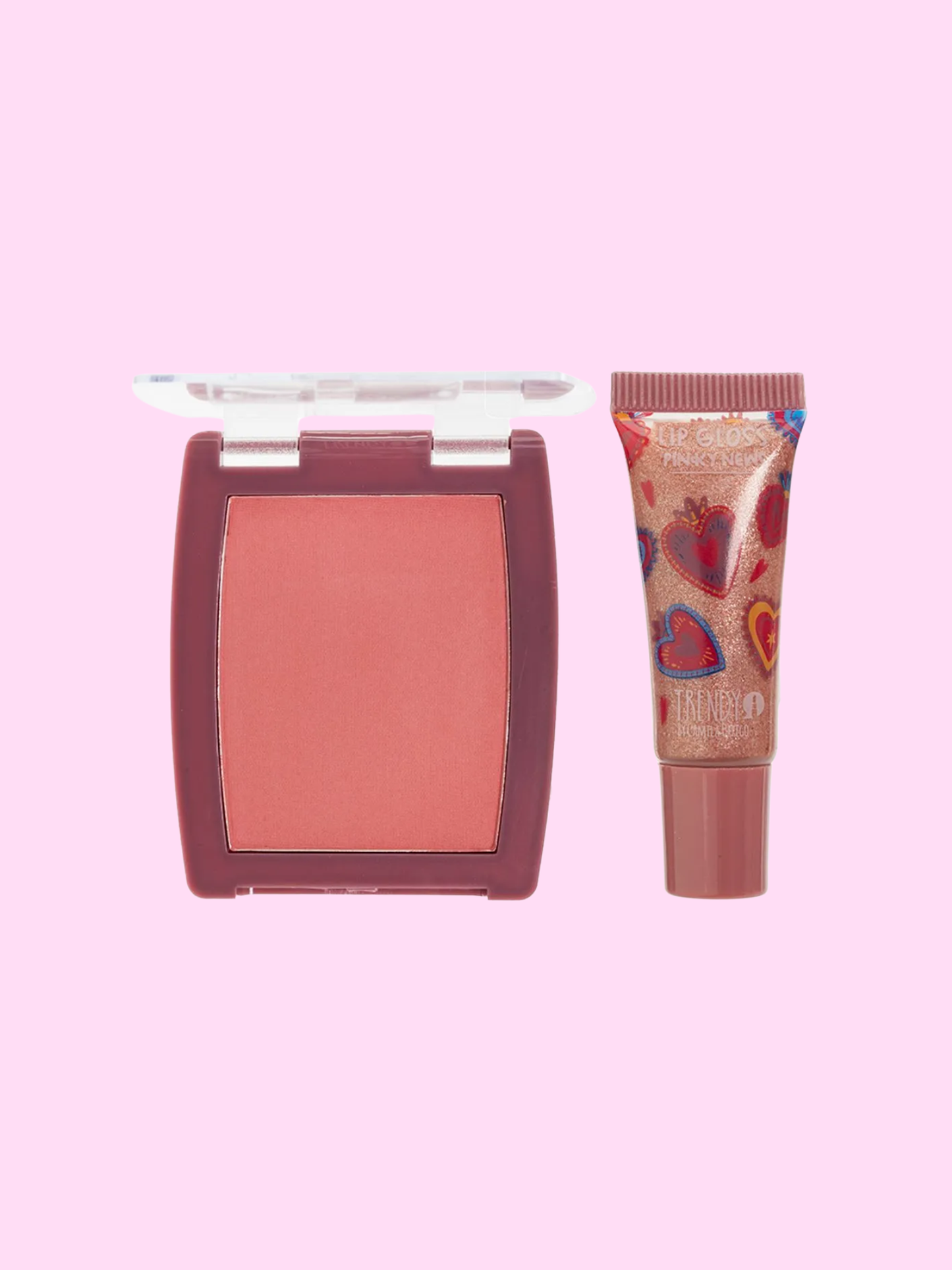 Kit Rubor y Gloss Pinky News 01 Trendy