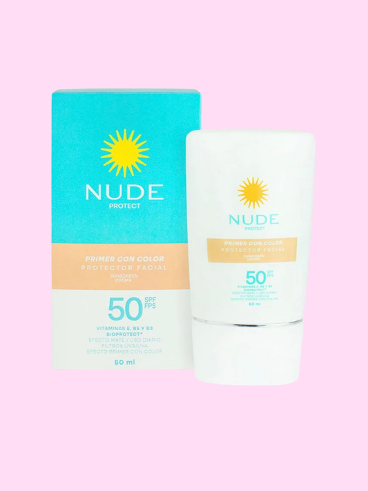 Protector Solar Nude Con Color