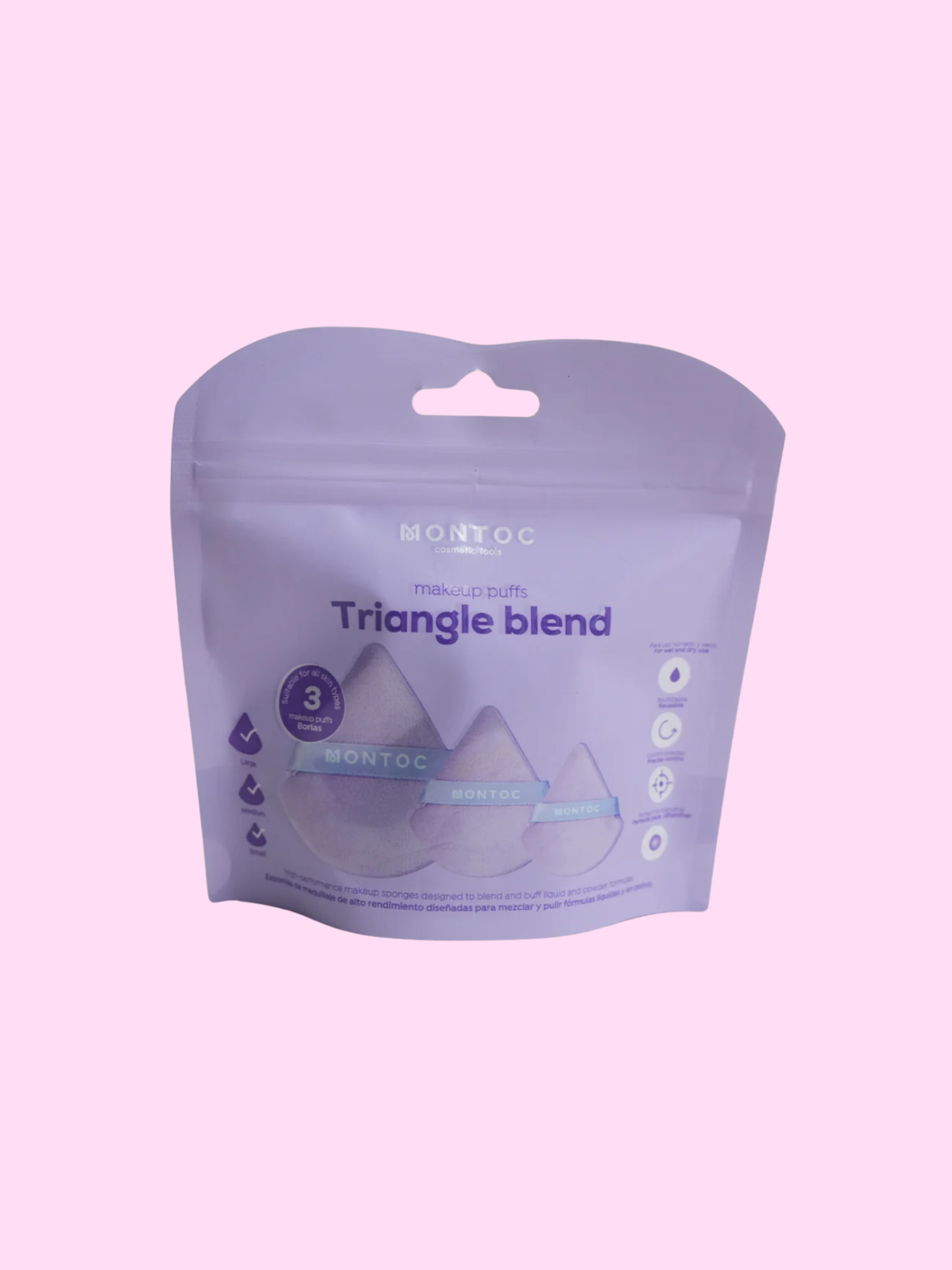 Set De Borlas Triangulares X3