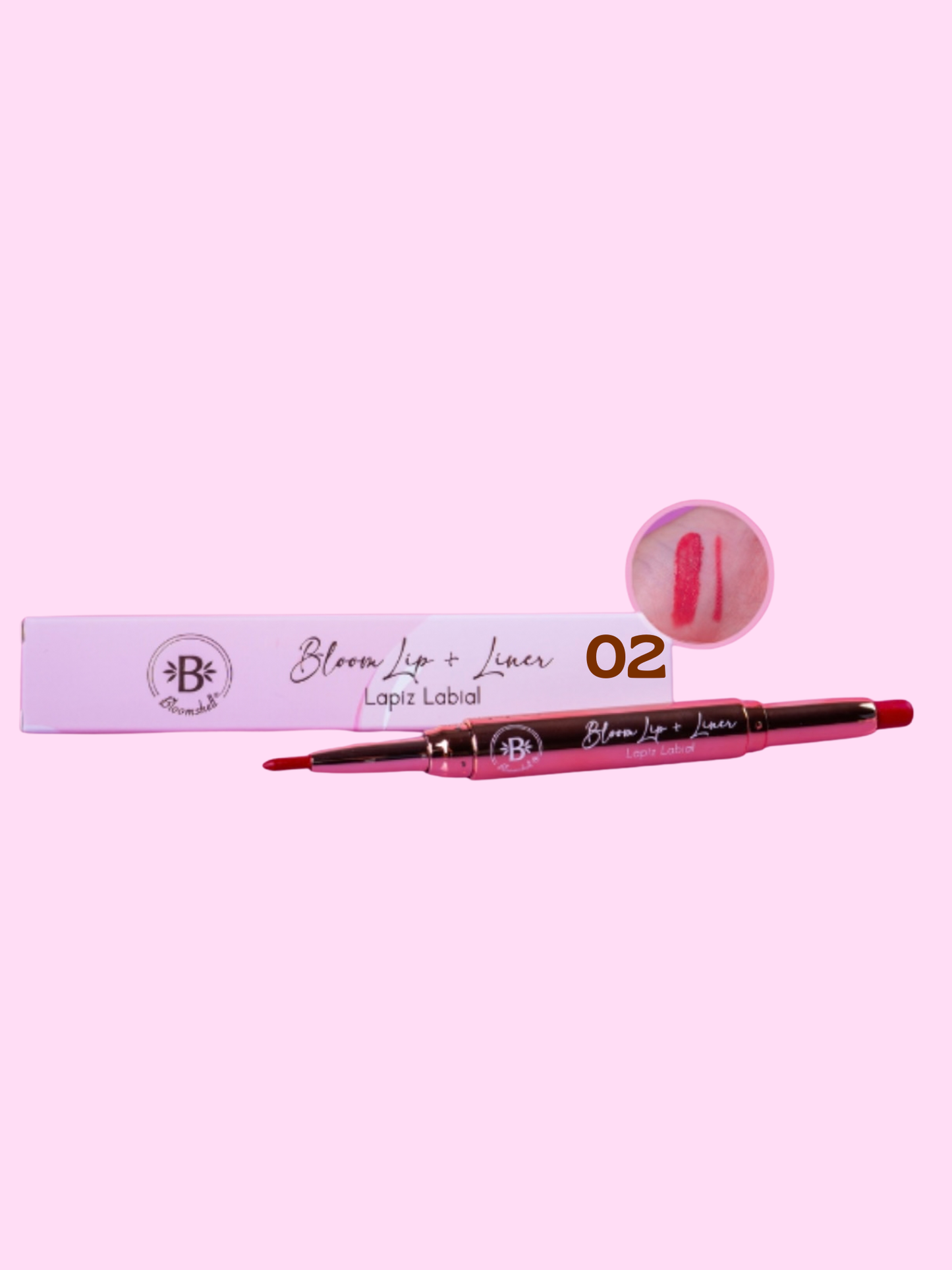 Bloom Lip + Liner Bloomshell