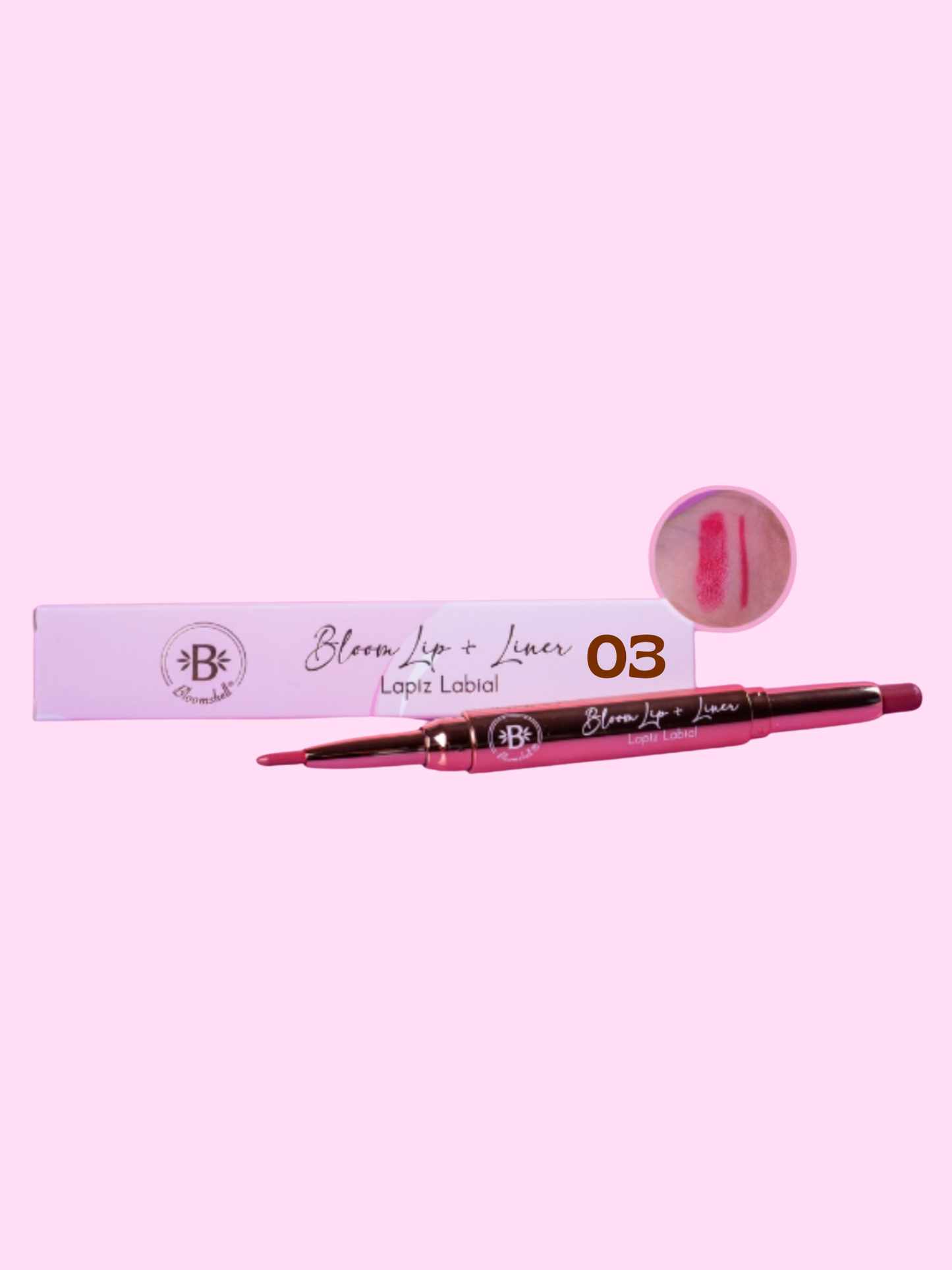 Bloom Lip + Liner Bloomshell